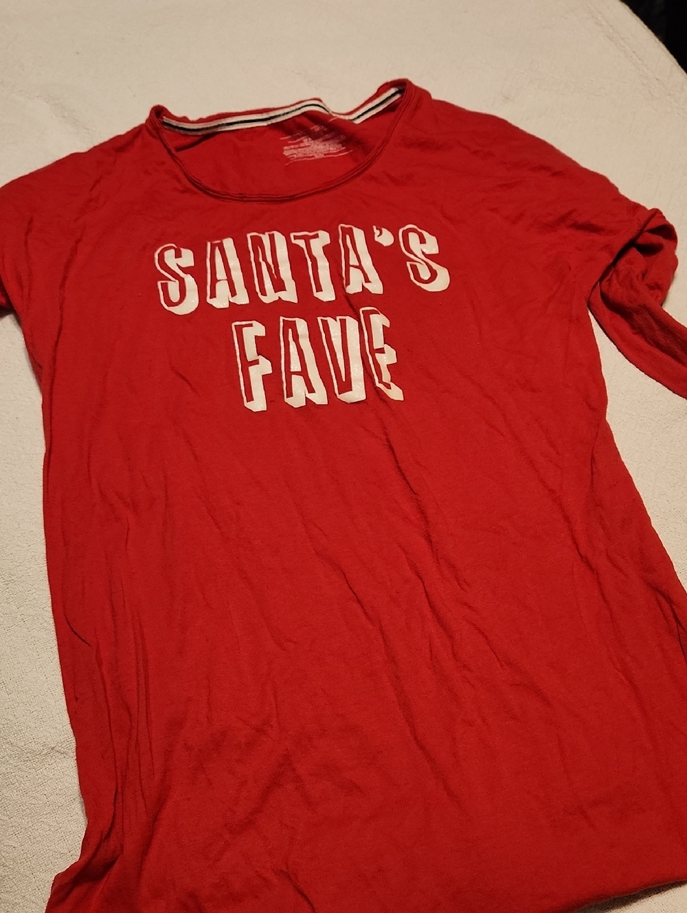 Victoria's Secret Red Graphic Sleepshirt